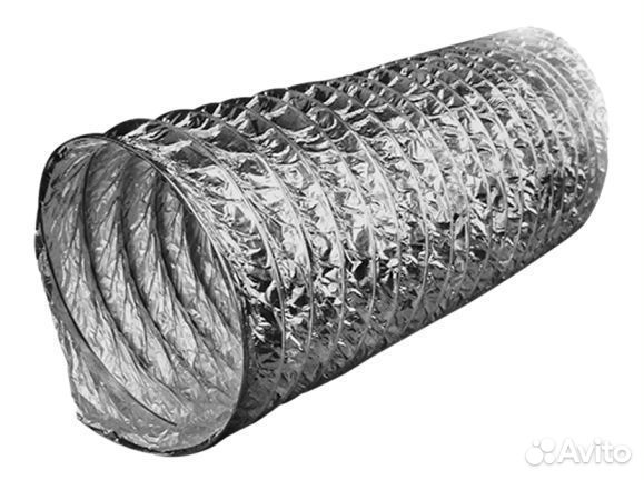 Воздуховод гибкий неизолированный 102мм 10м