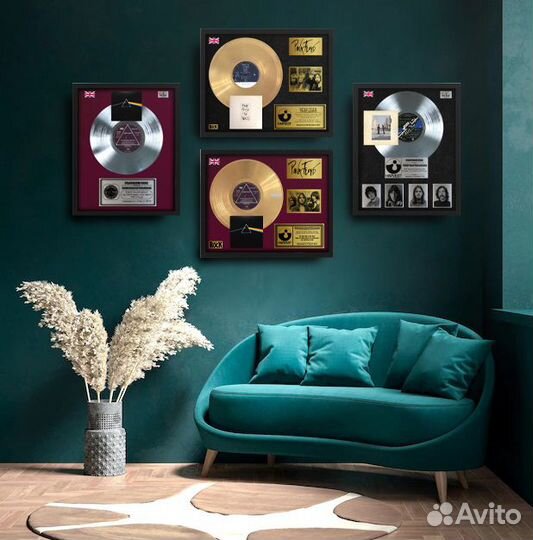 Backstreet Boys Millennium золотой винил в рамке