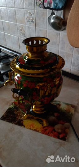 Самовар электрический расписной