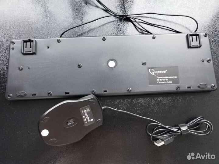 Клавиатура и мышь для компьютера, проводные