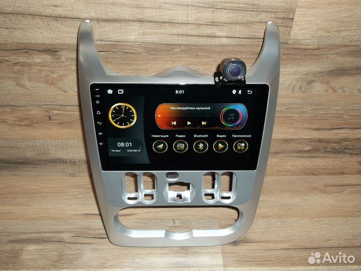 Магнитола Renault Logan Android с камерой
