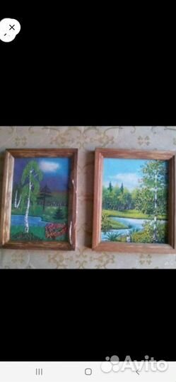 Картины каменной крошкой