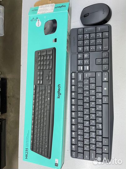 Беспроводные клавиатура+мышь Logitech mk235