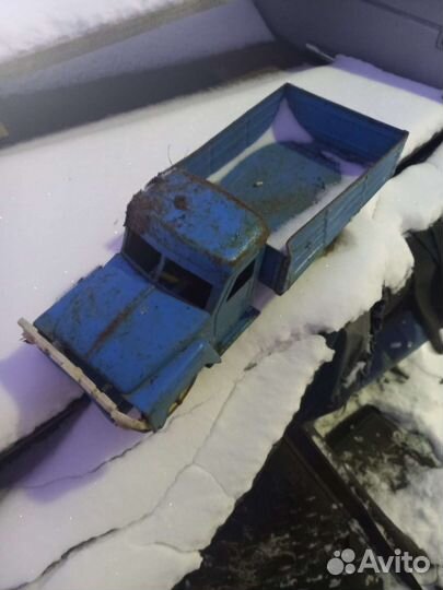 Грузовик игрушка СССР жесть Газ Лтз