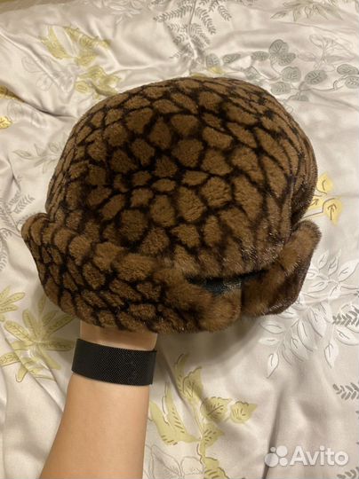 Шапка норковая женская