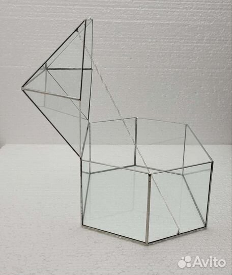 Шкатулка из стекла ларец для денег