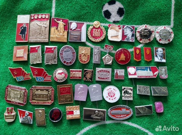 Значки СССР ленин партия комсомол