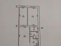 3-к. квартира, 62,3 м², 5/5 эт.