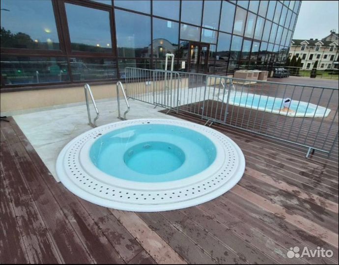 Композитный бассейн Спа переливной premium