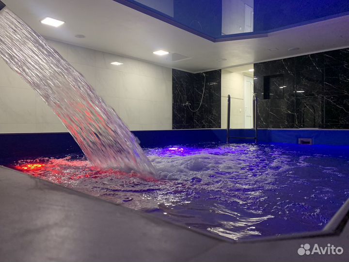 Сауна с бассейном