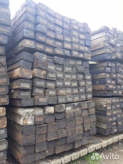 Шпала строительная