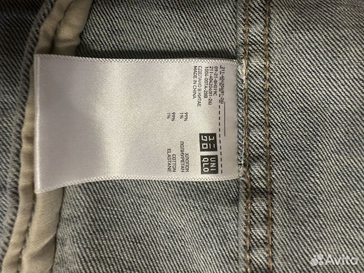 Джинсовая куртка женская uniqlo, xl