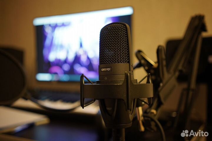 Конденсаторный микрофон shure SM27