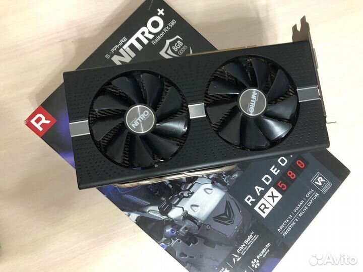 Видеокарта rx580 8gb sapphire nitro+