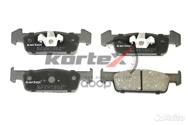 Колодки тормозные дисковые KT2018STD kortex