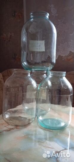 Банка стеклянная 3хлитровая