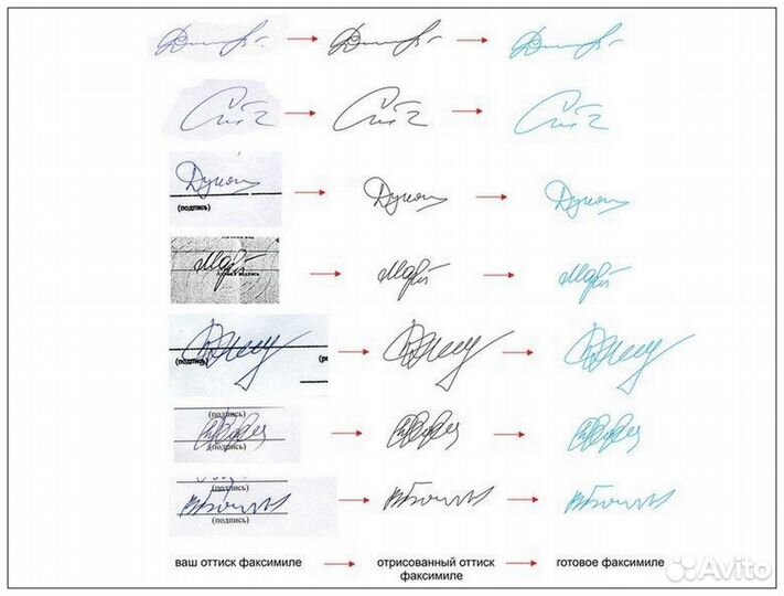 Изготовление печатей, штампов, факсимиле + Ручка