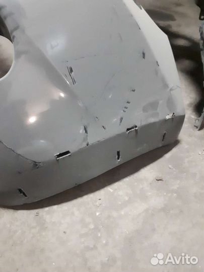 Бампер toyota rav4 рав 4 перед черный