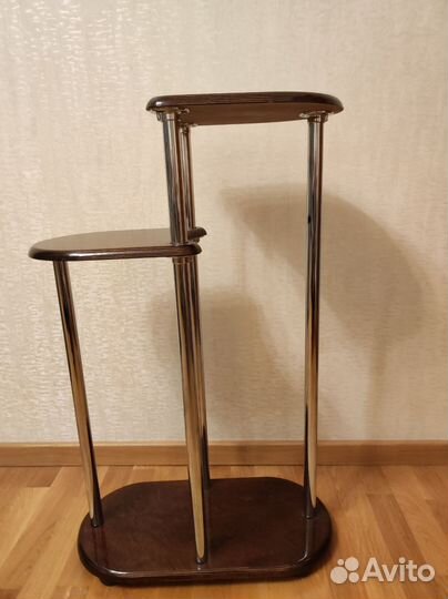 Подставка под цветы или декор дерево металл