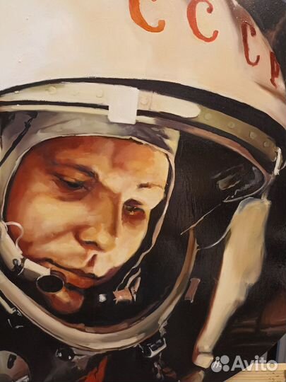 Гагарин картина маслом