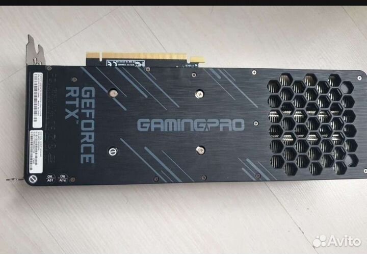 Видеокарта geforce RTX 3070TI palit gaming PRO