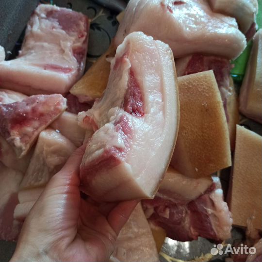 Сало соленое домашнее в вакуумной упаковке