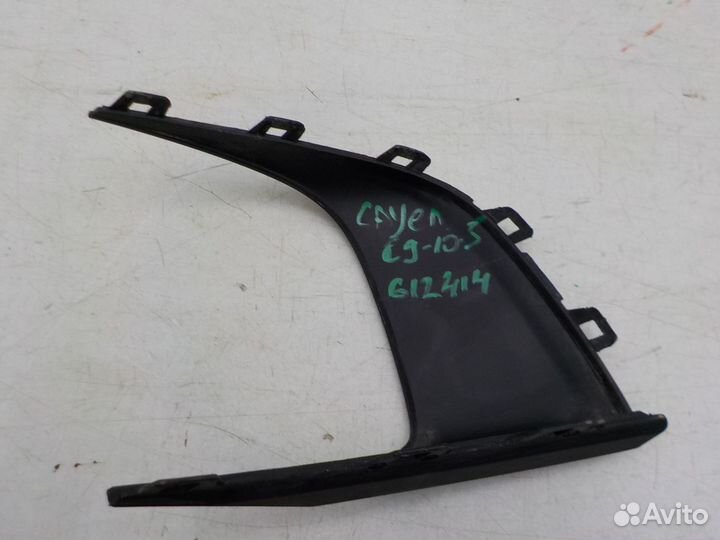 Накладка бампера переднего Porsche Cayenne 2014