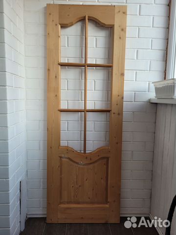 Межкомнатная дверь из массива сосны под покраску