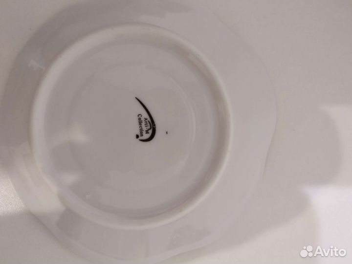 Чашка с блюдцем кофейная. Набор 6 штук