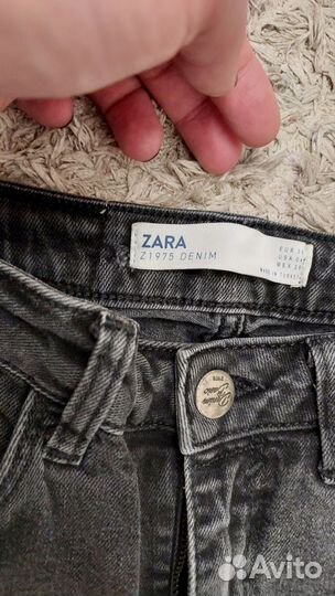 Джинсы zara 36 прямые