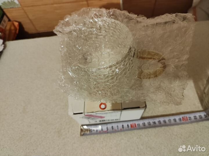 Teatasty Кружка стеклянная, прозрачная, 450 мл