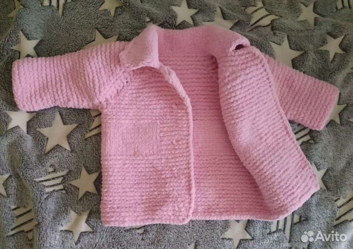 Новый детский кардиган, 74