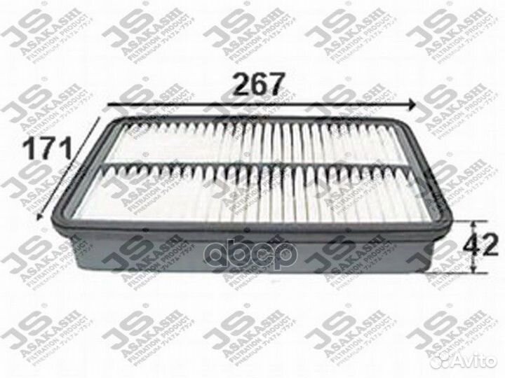 Фильтр воздушный toyota corolla 1,4 2000 - 200