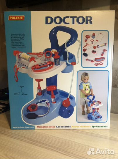 Новая игра доктор тележка Полесье