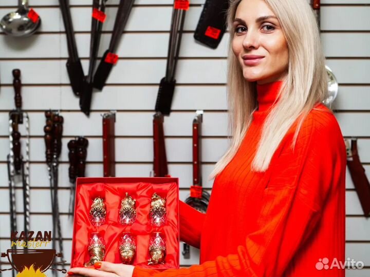 Подарочные наборы шампуров для мужчин Бокалы Рюмки