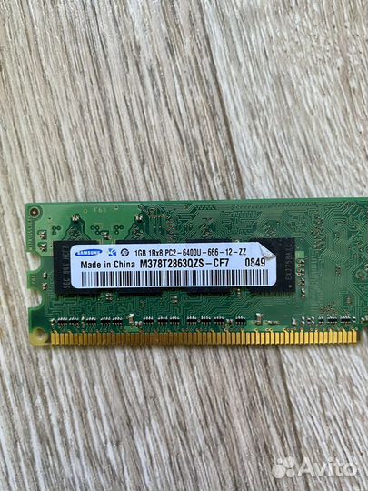 Samsung 1Gb 1rx8 pc2 6400u 666 12 zz