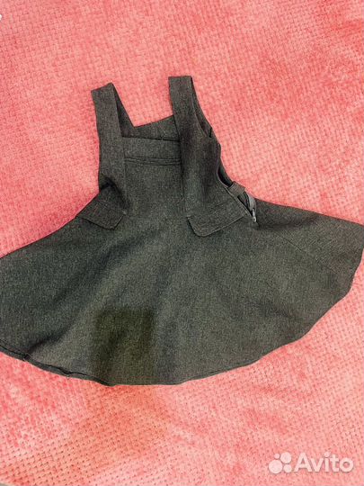 Школьная форма для девочки 122 128 серая