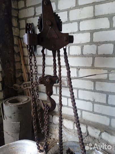 Лебёдка цепная. Таль. сср