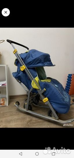 Детские санки коляска nika kids