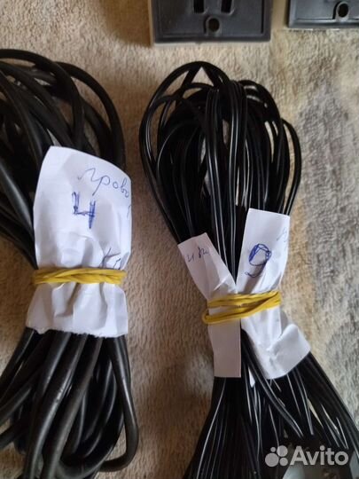 Новый телефонный провод 4 и 9 м