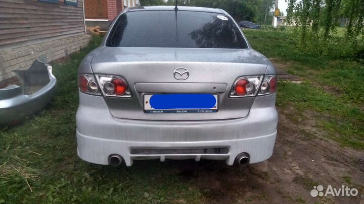 Бампер задний mazda 6 gg