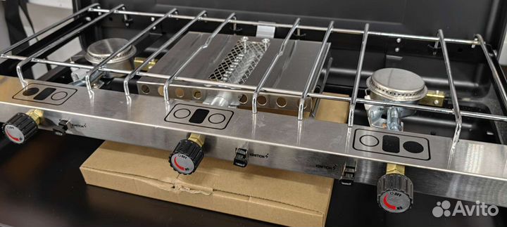 Газовая плита Гриль Туристическая 2х комфорочная