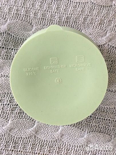 Нагрудник и тарелочка силиконовые