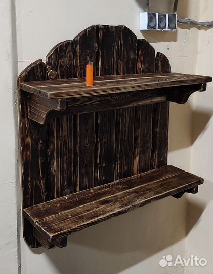 Полки настенные в стиле лофт