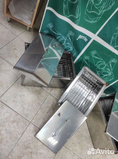 Коптильня горячего копчения из нержавеющей стали