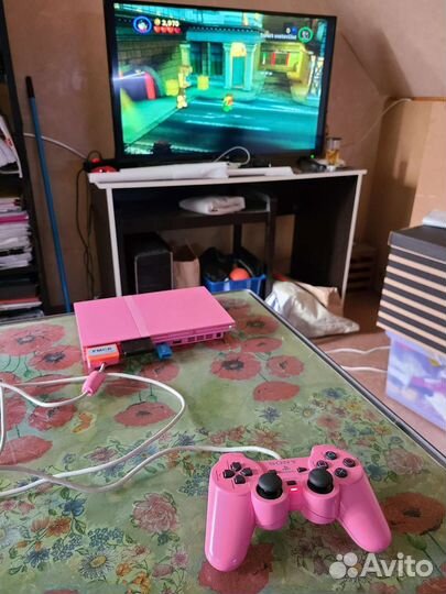 PS2 розовая лимитка