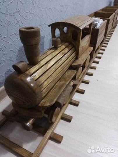 Декор для сада паровоз