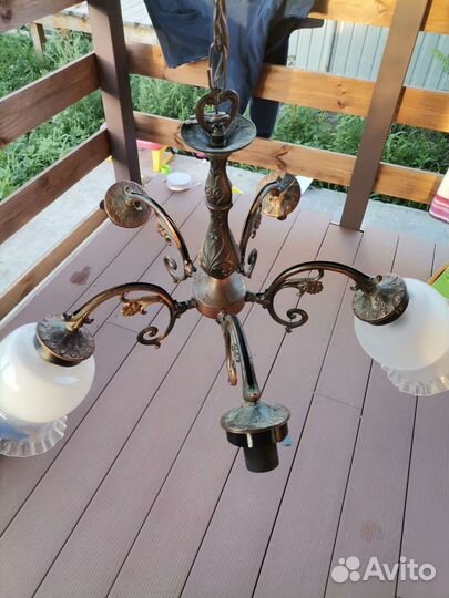 Люстра потолочная подвесная бу