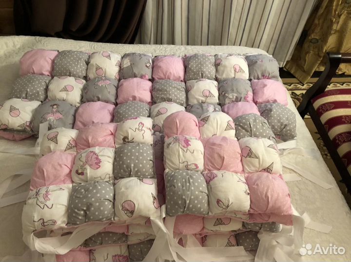 Бортики в детскую кроватку