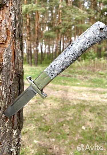 Финка нквд складная дамаск